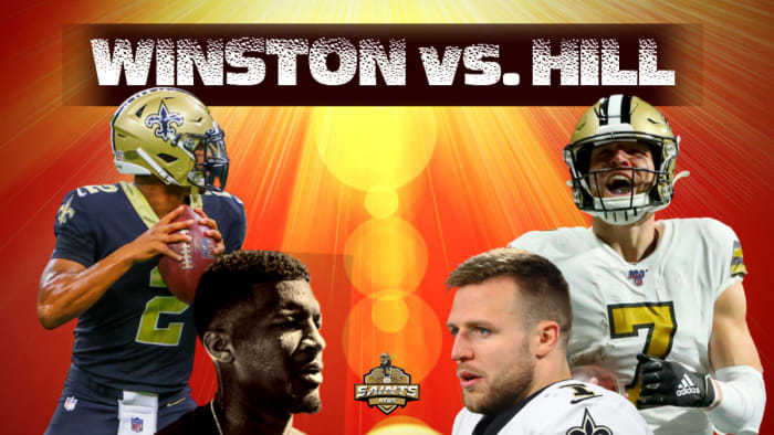 Jameis Winston vs. Taysom Hill Quarterback Competition
